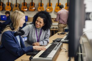 Teaching and learning keyboard