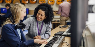 Teaching and learning keyboard