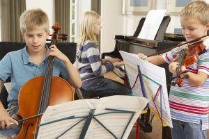 Young trio of musicians